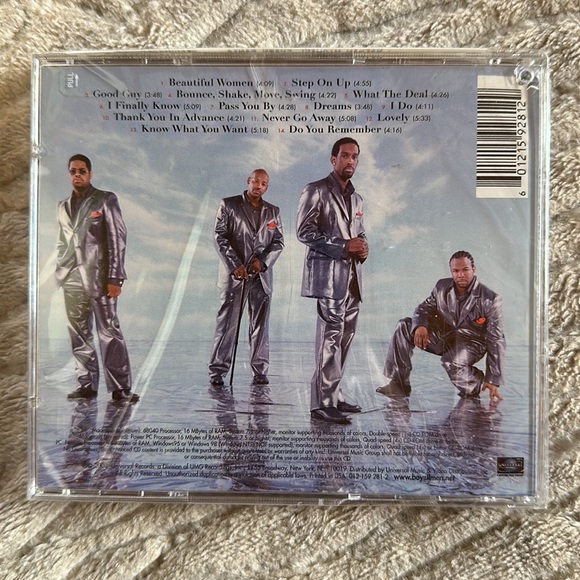Boyz II Men - Nathan, Michael, Shawn, Wanya (CD) NEW (still in plastic) - Picture 3 of 3